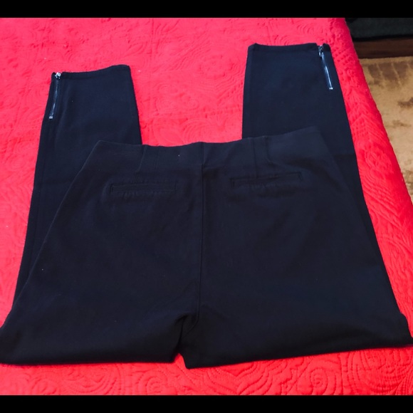 Soft Surroundings NWT Ultimate High Rise Zip Ankle Leggings- Black-Medium 10-12 - Picture 14 of 15